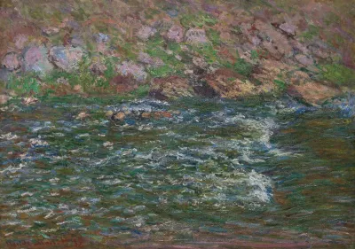 Rapids On The Petite Creuse At Fresselines
