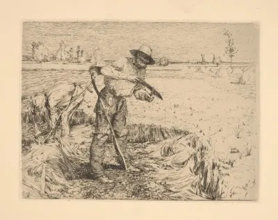 Reaper Sharpening His Scythe Damvillers Meuse