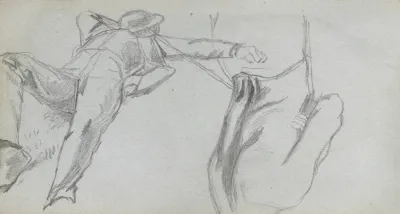 Reclining Figure And Figure From Behind