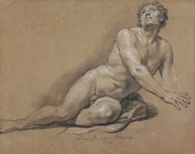 Reclining Male Nude 9