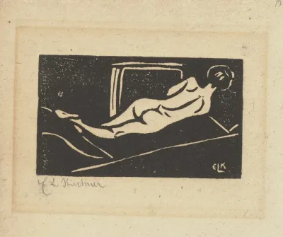 Reclining Nude From The Back