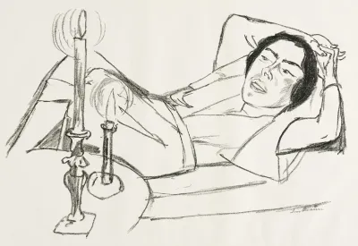 Reclining Woman Portrait Of Johanna Loeb