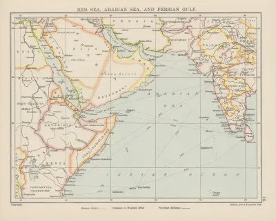 Red Sea Arabian Sea And Persian Gulf