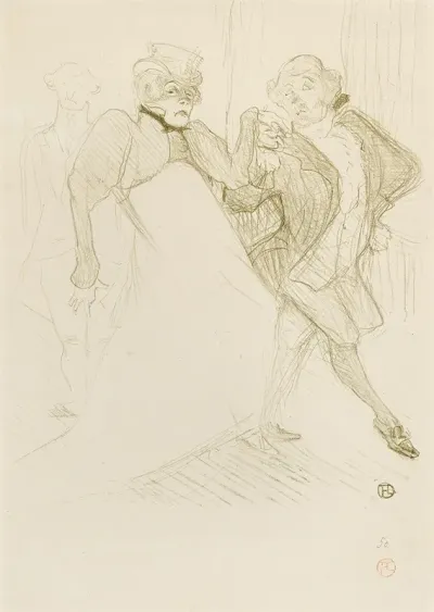 Rejane Et Galipaux Dans Madame Sans Gene