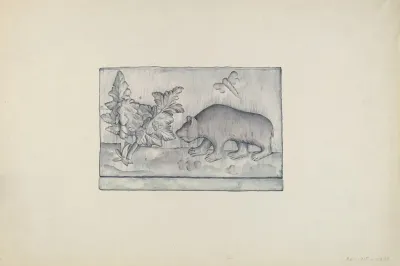 Relief Panel Of Bear