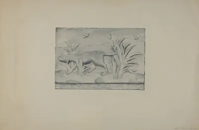 Relief Panel Of Dog