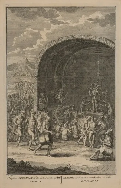 Religious Ceremony Of The Inhabitants Of Hispaniola