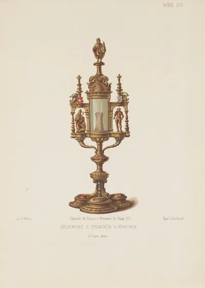 Reliquary For The Head Of St Stanislaus In The Treasury Of The Cathedral In Krakow