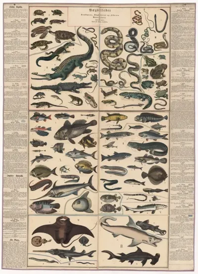 Reptiles Amphibians And Fish