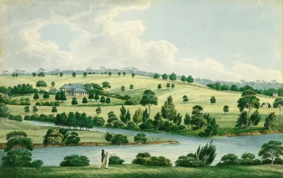 Residence Of John Macarthur Esq Near Parramatta N S W