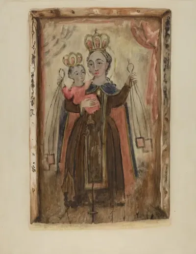 Retablo Our Lady Of Carmel