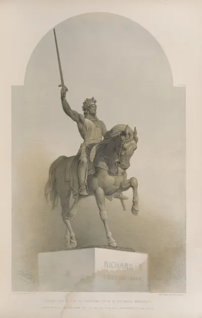 Richard Coeur De Lion An Equestrian Statue