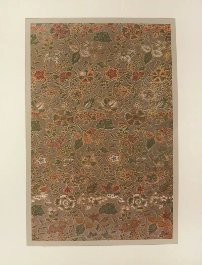 Rinceaux Et Fleurs Stylisees