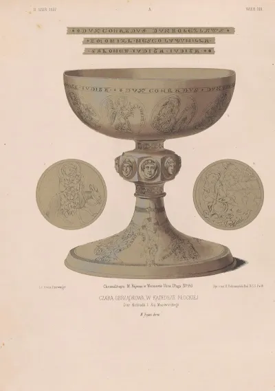 Ritual Goblet In The Plock Cathedral Donation Of Prince Konrad I Of Mazovia