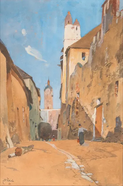 Road In Stein Upon Danube