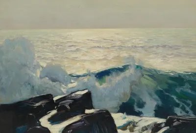Rocky Coast And Sea