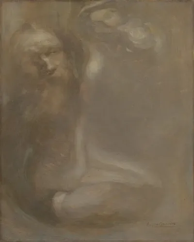 Rodin Modelling A Sculpture