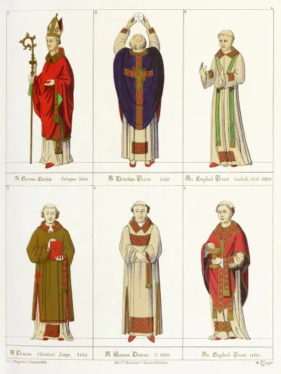 Roman English And German Ecclesiastics