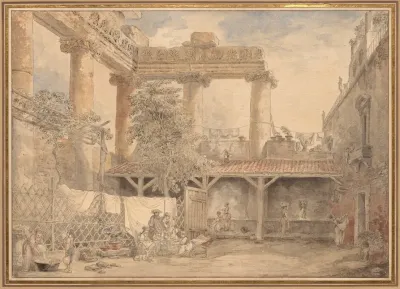 Roman Ruins Villa Pamfili
