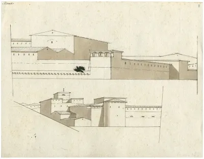 Rome 2 Gezichten Op Anonieme Gebouwen