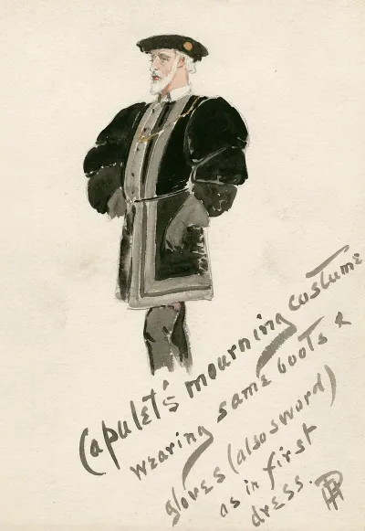 Romeo And Juliet Capulets Mourning Costume