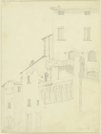 Row Of Houses In Perugia