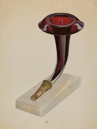 Ruby Vase