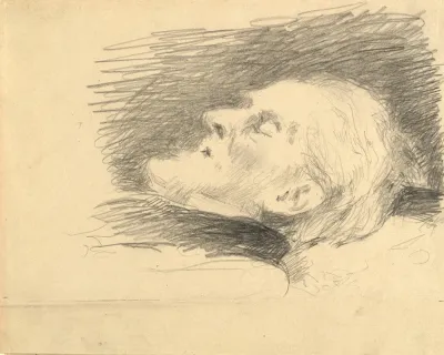 Rudolf Von Alt Am Sterbebett