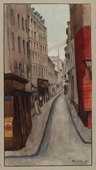 Rue Brantome Anciennement Rue Des Petits Champs Donnant Rue Saint Martin Et Rue Beaubourg