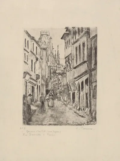 Rue Damiette A Rouen