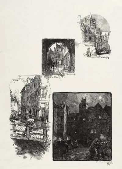 Rue Des Charretes Rue De Halage Rue Eau De Robec Place Des Arts