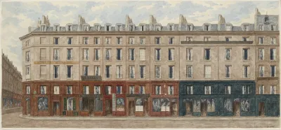Rue Des Deux Ecus No36 A 48 Actuelle Rue Berger 1er Arrondissement