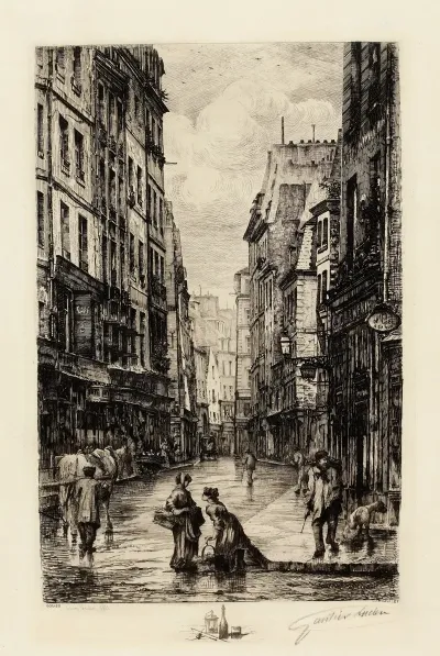 Rue Galande En 1881