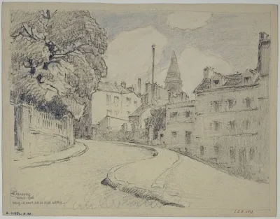 Rue Lepic A Montmartre