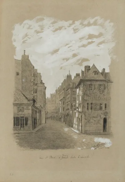 Rue Saint Paul A Droite Hotel De La Vieuville 4eme Arrondissement