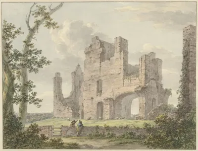 Ruine Van De Abdij Van Rijnsburg