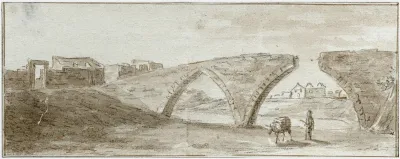 Ruine Van De Brug In De Rio Secco