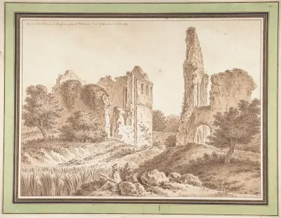 Ruins Of The Chateau Of Becoiseau Near Mortcerf Seine Et Marne