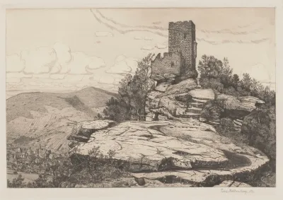 Ruins Of Trifels Castle Annweiler Am Trifels