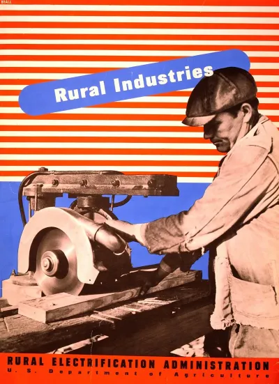 Rural Industries Rural Electrification Administration U S Department Of Agriculture