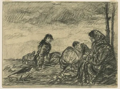 Rustende Vluchtelingen
