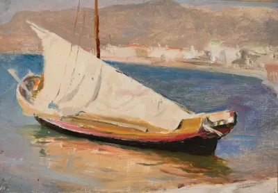 Sail Boat Yalta From The Journey To Crimea