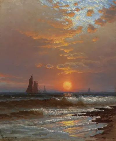 Sailboats At Sunset 2