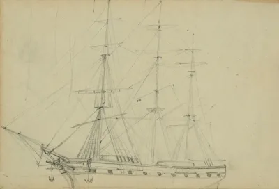 Sailing Ship With Three Masts