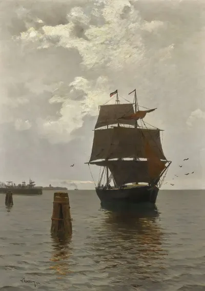 Sailing Ships On The Baltic Sea