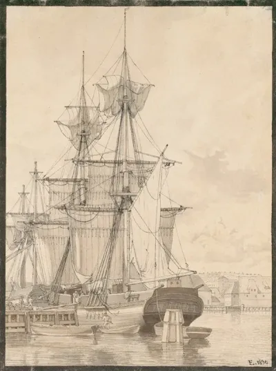 Sailing Vessels At Wilders Plads Copenhagen