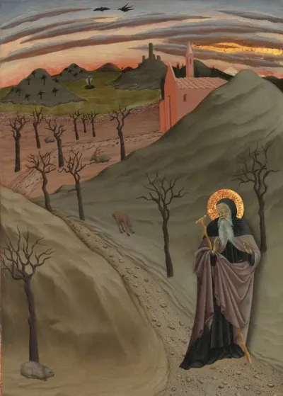 Saint Anthony The Abbot In The Wilderness