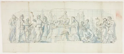Saint Bibiana Refusing To Sacrifice To Jupiter