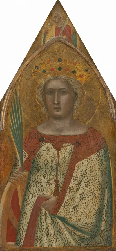 Saint Catherine Of Alexandria With An Angel