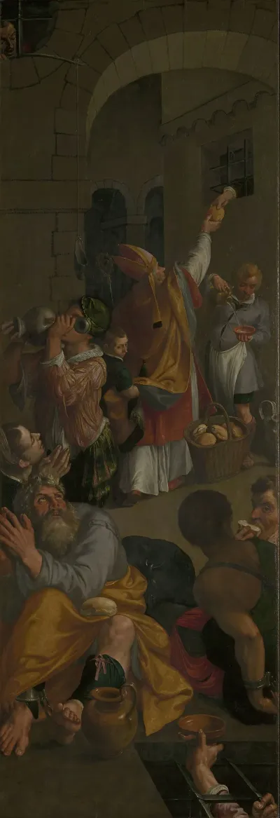 Saint Eligius Of Noyon Visits The Prisoners